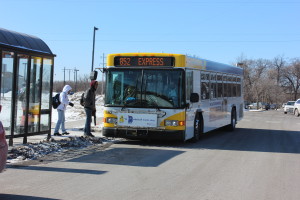 PHOTO BY MIRANDA SCHMIDT Some ARCC Students opt for mass transit.
